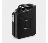 Bote metálico de acero 20L UN TÜV gasolina diésel negro tanque de reserva de ...