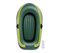 Bote neumático PVC grueso 1 lugar - inflable resistente desgaste 140x90cm ocio acuático piscina lago río playa portátil verano navegación agua compacto sostenible
