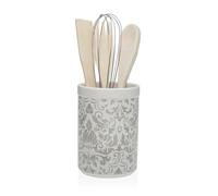 Bote para Utensilios de Cocina Versa Damasco Cerámica 10 x 15 x 10 cm