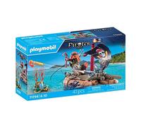 Bote Pirata con Tesoro y Figuras de Playmobil