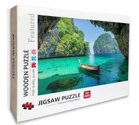Bote Puzzle Madera, Vista Puzzle 6000 Piezas Adultos con Compact Box 179x105cm, Rompecabezas Desafiante, Juegos de Rompecabezas Creativos para Hombres Mujeres Adolescente, Regalos para niñas, 4-9455