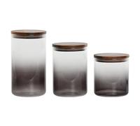 BOTE SET 3 BOROSILICATO 11X11X20 1,5L 1.2L 900ML