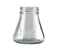 Bote Vacío H-108, fabricado en vidrio y compatible con aerógrafos - Paasche -. Capacidad: 88 cm³