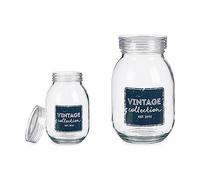 Bote Vintage Transparente Vidrio 1,8 L 13 x 20,8 x 13 cm