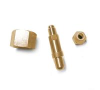 Botella adaptadora de acondicionador de coche para R134A, convierte rosca W21 8 a 1/4 SAE, diseño de modo dividido para una fácil conmutación y silenciador de ruido para un uso silencioso