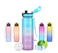 Botella Agua- 500ml- Botella Agua Niños, A Prueba de Fugas, para la Hogar | 0.5l Cantimplora Infantil, Fácil de Limpiar, Boca Ancha, Cantimplora para la Escuela, Nadando, Acampada, Hogar