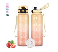 Botella Agua 500ml, Botella de Agua, Cantimplora Infantil con Filtro, Fácil de Limpiar, Cantimplora con Marca de Tiempo, a Prueba de Fugas, para Escuela, Niños, Deportes, Bicicleta, Running, Gym