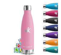 Botella Agua Acero Inoxidable, 500ml Termica, sin BPA, Cantimplora Acero Inoxidable, A Prueba de Fugas, Cantimplora Infantil, Aislamiento al Vacío, para Escuela, Cafetería, Oficina