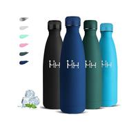 Botella Agua Acero Inoxidable, 750ml Botella Termica, A Prueba de Fugas, Cantimplora Acero Inoxidable, Sin BPA, Doble Aislamiento, Cantimplora para Cámping, Senderismo, Yoga, Oficina