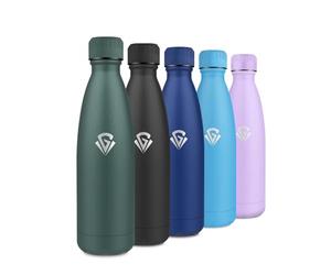 Botella Agua Acero Inoxidable 750ml, Botella Termo Reutilizable, Termo Agua sin BPA, Cantimplora Termica con Doble Pared, Botella Termica para Oficina, Escuela, Yoga, Deporte, Senderismo, Aire Libre
