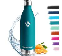 Botella agua Acero Inoxidable, Botella Termica - 1000ml sin BPA, Botella Agua Gimnasio, Doble Pared al Vacío a Prueba de Fugas, Cantimplora Termica para Deporte - Conserva 12 Horas Caliente, 24 frio