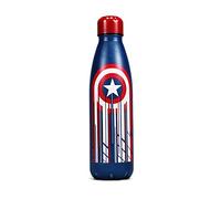 Botella agua acero inoxidable Marvel Capitán América - Botella metálica 500ml, Botella térmica reutilizable - Botella Termica de Frío/Caliente - Licencia oficial