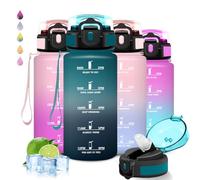 Botella agua Niños, Botella Agua 500ml, A Prueba de Fugas, Cantimplora Infantil, Con Cierre de Seguridad, Reutilizable, Cantimplora con Pajita, para la Escuela, Viajar, Acampada, Deportes, Oficina
