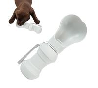 Botella Agua Perro Portátil - 230ml Plegable | Silicona Alimentaria & ABS - Dispensador Agua Antifugas para Perro Viaje Senderismo Paseo Coche Accesorio Compacto Mascotas