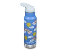 Klean Kanteen - Botella Classic infantil con tapa Seal Sport 12oz (355 ml) Azul Milky Way