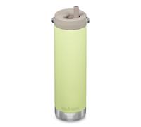 Botella aislante Klean Kanteen TKWide 592ml/20oz con tapa de rosca (Sadow lime/Tapa taupe)