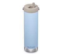 Botella aislante Klean Kanteen TKWide 592ml/20oz tapa de rosca (Cielo claro/Tapa topo)