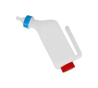 Botella alimentadora de cabra, pezón de leche de ganado, recipiente de lactancia de cordero, diseño a prueba de fugas, marcas de medición claras, ideal para terneros, potros, uso en granja, 800 ml