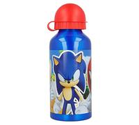 Botella de aluminio para niños - cantimplora infantil - botella de agua reutilizable de 400 ml de Sonic