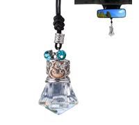 Botella Ambientadora Para Coche - Difusor De De Perfume Colgante, De Frasco De Fragancia Transparente | Elegante Diseño De Espejo Trasero, Contenedor De Recargable Para Mejorar La