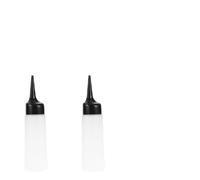 Botella Aplicadora 2 Piezas Pp 150ml para Cabello | Champú, Tinte Cuero Cabelludo, Boquilla Inclinada, Uso en Salón y Hogar