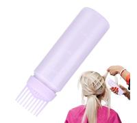 Botella aplicadora de aceite para el cabello - Peine de raíz con diseño de caspa, aplicador de cuero cabelludo vacío recargable, cepillo de tinte para el cabello, dispensador de crema, peine de champú