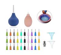 Botella aplicadora de punta de precisión de cerámica de metal para esmalte de cerámica, deslizante, botella exprimible para suministros de arcilla