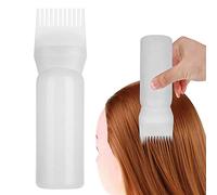 Botella Aplicadora de Teñir Pelo con Peine Raíz 3 Colores Escala Graduada para Pincel Champú Aceite 1 Unidad