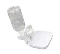 Botella Bebedero Automática para Mascotas 450ml Plástico Blanco | Colgable Lugar, 1 Pieza, Fácil de Limpiar y Guardar, para Chinchillas y Conejos