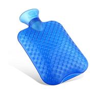 Botella caliente para masaje de agua caliente de PVC. Inodoro, gran apertura, alivio de dolores en el cuello, espalda y hombros, terapia con calor