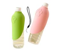 Botella Canina, Recipiente Antifugas Vaso Hidratante, Botella Y Dispensador Agua para Perros, para Razas Pequeñas, Medianas Y Grandes Senderismo Jardín Playa Camping Y Autocaravana