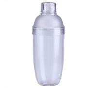 Botella coctelera - Antifugas transparente PC Resina Leche Té Cóctel Bebida Coctelera Barra Herramienta 700cc