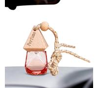 Botella colgante para difusor de aceite de coche,Botella de perfume ambientador de coche vacía - Tapón triangular desodorante botella vacía perfume colgante botella Auto ventana