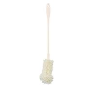 Botella con cepillo de limpieza para tazas, vaso de té, porcelana, leche de porcelana, manchas de té, limpiador para botellas, cepillo de limpieza y cepillo beis