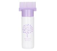 Botella con peine - 180 ml peine para botella de pelo, aplicador de botella de raíz para tinte de cabello, agua, líquido, aceite, peine de raíces, productos para teñir el cabello, salón de casa Bseid