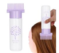 Botella con peine - Peine de aceite capilar 180ml,Botella de aceite para el cabello para teñir el cabello, agua, líquido, aceite, productos para colorear el cabello, Salón de hogar,