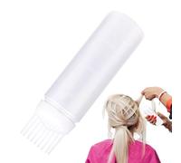 Botella con pulverizador continuo Nakraly y aplicador de peine para raíces, aceite capilar, atomizador de agua para peinar, coloración y retoques, boquilla exprimible para cabello, líquido multiusos,