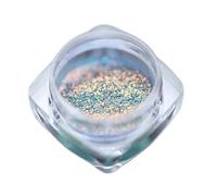 Botella cromada para uñas, polvo con efecto espejo, pigmento para uñas para esmalte de Gel, brillos artísticos, decoración artística, pigmento con efecto espejo