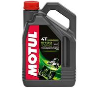 Botella De 4 Litros Aceite Motor 4T MOTUL 5100 10W40 Tecnosynt para y Scooters