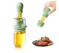 Botella de Aceite de 180ml con Cepillo, 2 en 1 Dispensador de Aceite de Vidrio Flexible Botellas de Aceite de Vidrio con Cepillo de Silicona para Aceite de Cocina, Aceite de Oliva, Ensalada, Barbacoa