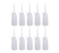 Botella de aceite de la máquina de coser Kuuleyn 10pcs 150 ml, dispensador de aceite de aceite de plástico para fugas de fugas, uso industrial de hogares duraderos herramientas de