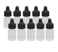 Botella de aceite para cortadora de cabello, botella de aceite para afeitadora eléctrica de 10 piezas de 5 ml, cuchilla para cortadora de cabello recargable, lubricante para recortadora a prueba d.