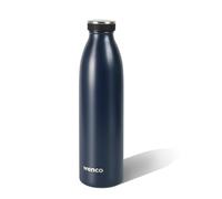 Botella de acero inoxidable wenco azul marino - 750 ml - perfecta para niños, sin BPA, a prueba de fugas, apta para ácido carbónico, pequeño termo para burbujas, deportes, escuela, fitness