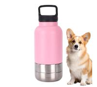 Botella de agua - 20 Pulgadas de Perro de Acero Inoxidable Taza de consumo de alcohol de hidratación Fácil, Diseño de fugas de Diseño desmontable