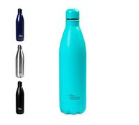 Botella de Agua Acero Inoxidable 1 Litro-Otto Koning-Botella Térmica con Doble Aislamiento al vacío para 12 Horas de Bebida Caliente y 24 Horas de Bebida Fría. Botella Termo a Prueba de Fugas sin BPA