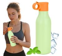 Botella de Agua Acero Inoxidable | Termo Metálico | Acero Inoxidable 304 Gran Capacidad Portátil Para Escuela, Viajes y Actividades Exteriores