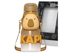 Botella de agua aislada - 3,98x 4,65 pulgadas de viaje de viaje para bicicleta, taza térmica de vacío de doble pared con tapa de fuga, hidratación de acero inoxidable para aventuras en