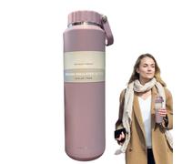 Botella de agua aislada, botella de agua al vacío | Taza de acero inoxidable a prueba,Botella de aspiradora creativa portátil de 24 oz para senderismo deportivo de ciclismo Camping