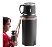 Botella de agua aislada, botella de agua isotérmica, portable Sports Waters, Large Capacity Stainless Steel Tumblers, Double-Wall Vacuum Flask, Leak-Proof, 30oz, for Classroom Gym