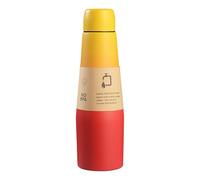 Botella de agua aislada - Copa deportiva de metal para gimnasio | Jug de vaso a prueba de fugas | Botella de agua grande de acero inoxidable para camping de viaje para senderismo desde la